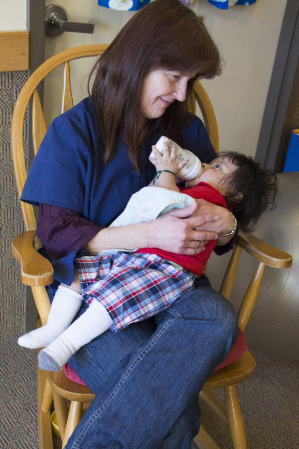 Brenda Burkholder, Lead Teacher of the Infant Classroom